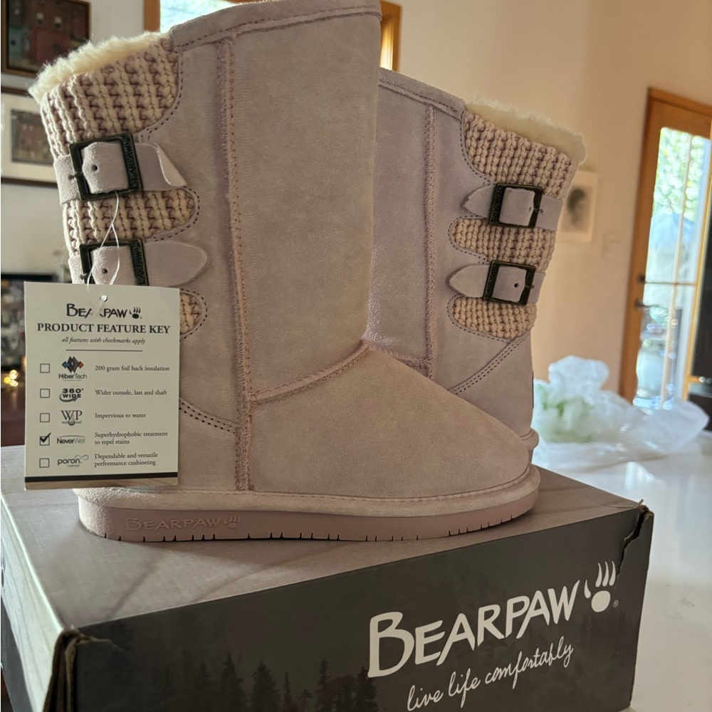 BearPaw Youth Pink Boots